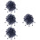 400Pcs Blue Drawstring Cord Locks Stoppers for Backpacks Sweaters Hats 8