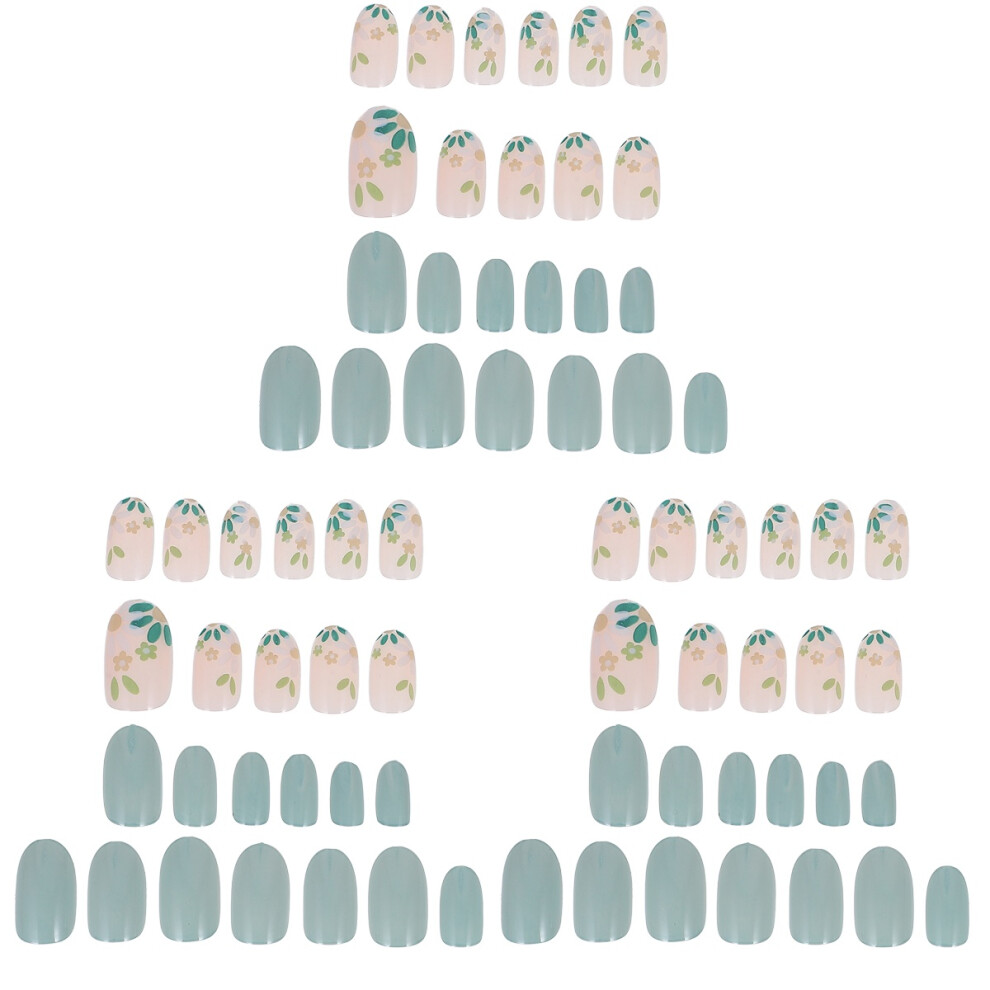 Vaguelly 72Pcs Multi Color Press On Fake Nails Abs Full Nail Tips For Women