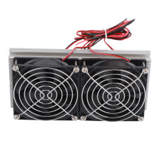 12V100W Thermoelectric Cooling Module, Semiconductor Refrigeration System with Aluminum Alloy Body for Test Benches Wine Cellars Computer Heat Sink