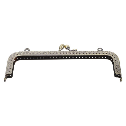 2Pcs Durable Golden Clutch Frame Purse Lock for Handmade Bag Making