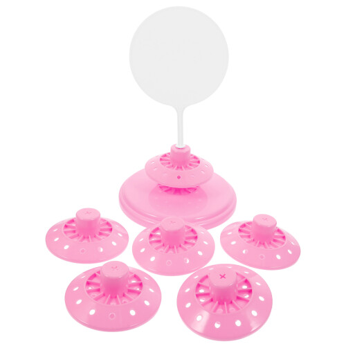 4Pcs Pink Tabletop Lollipop Stand Cake Holder Multi-Function Display 1