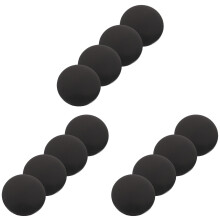 12Pcs Black Auto Wheel Hub Caps Aluminum Car Modification Covers
