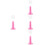 4Pcs Pink Tabletop Lollipop Stand Cake Holder Multi-Function Display 7