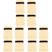12Pcs Easy Install Faucet Covers Beige Oxford Cloth Freeze Protection