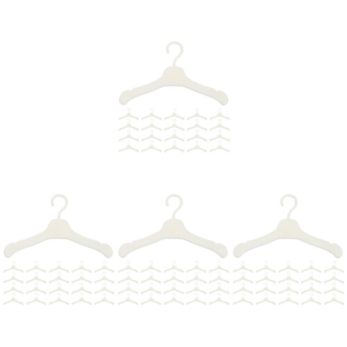4 Pieces Miniature Apparel Hangers Creative Clothes Crafts Holder