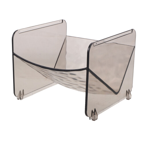 3Pcs Grey Plastic Bathroom Storage Basket Entryway Organizer 1