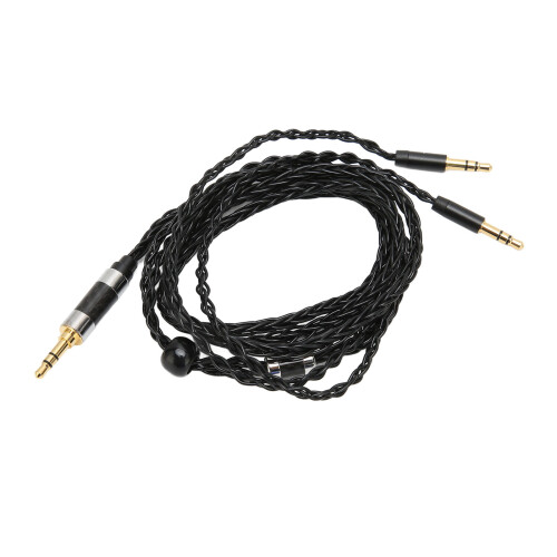 Copper Wire Braid Replacement Remote Control For Audiophile Headphones High Fidelity Balanced Cable No Programming Needed Infrared Compatible 1