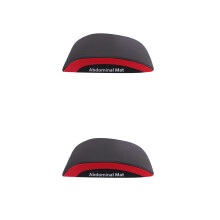 2Pcs Black Abdominal Support Pad Cotton Core Workout Mat for Sit-Ups