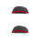 2Pcs Black Abdominal Support Pad Cotton Core Workout Mat for Sit-Ups 1