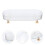 3Pcs Self Draining Countertop Tray Soap Holder Bathroom Organizer 6