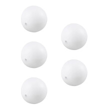 5Pcs White PVC Soccer Ball Pack Kids DIY Paintable Sports Training Toy
