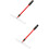 2Pcs Practical Red Poker Chip Push Rake Telescopic Collector Rod 8