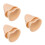 3Sets Cartoon Cat Ear Plastic Motorcycle Accessories Beige 4