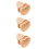 3Sets Cartoon Cat Ear Plastic Motorcycle Accessories Beige 6
