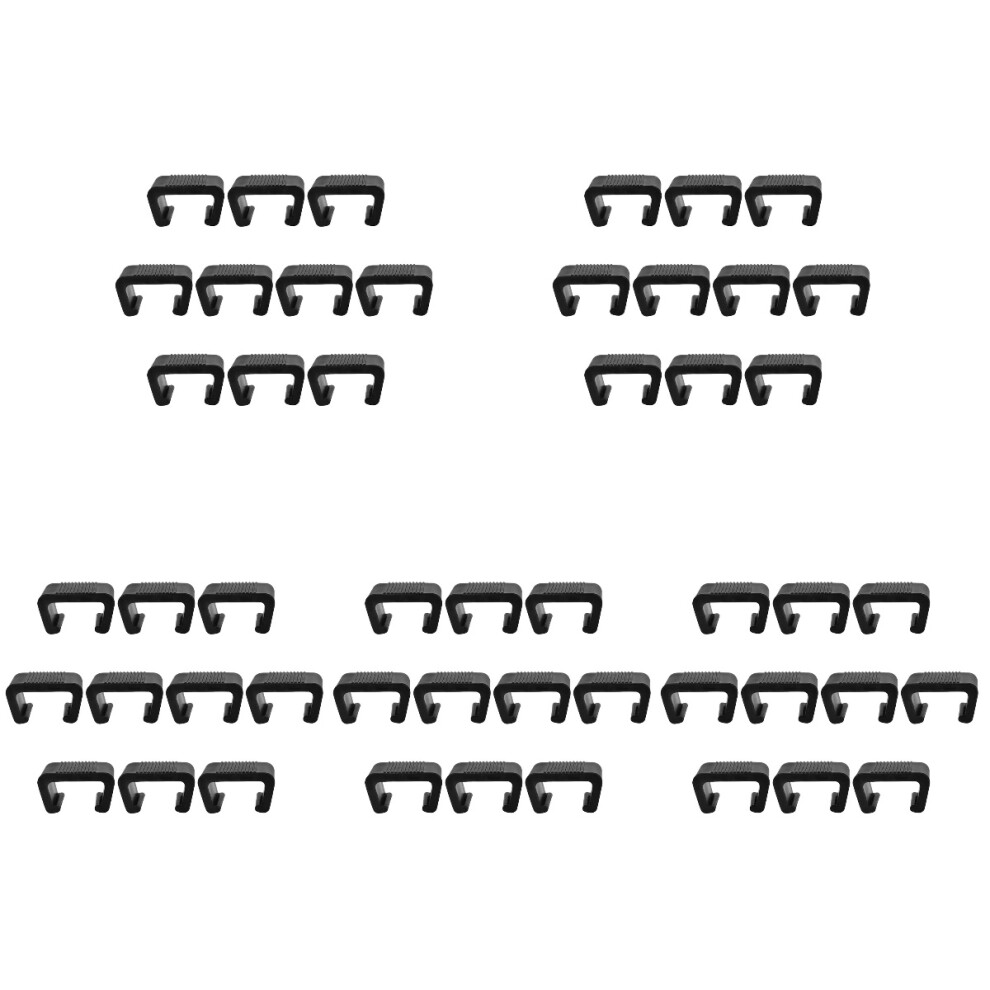 50Pcs Patio Furniture Clips Black Outdoor Sofa Fasteners For Rattan 3713322525225