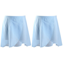 2Pcs Kids Skirts Ballet Dancing Skirt for Girls Sky-Blue