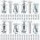 100Sets Petal Nut Inserts Silver Galvanized Carbon Steel for Hardboard 6