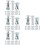 100Sets Petal Nut Inserts Silver Galvanized Carbon Steel for Hardboard 8