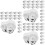 60Pcs Party Loaf Boxes Silver Compact Cake Holders Durable with Lid 7