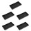 5Pcs Black Rectangular Bathroom Tray Multipurpose Counter Storage 7