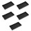 5Pcs Black Rectangular Bathroom Tray Multipurpose Counter Storage 8