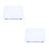 2Pcs Clear Document Storage Holder Box with Buckled Lid for Office Use 1