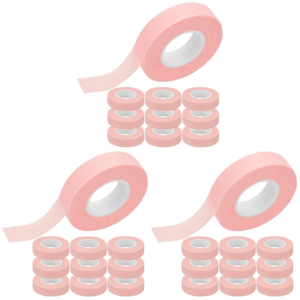 Happyyami Pink 30Pcs Eyelash Extension Tapes Comfortable Adhesive For Salon Use