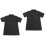 2Pièces Vêtement Toilettage Noir Polyester Pour 6