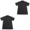 2Pièces Vêtement Toilettage Noir Polyester Pour 7