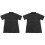 2Pièces Vêtement Toilettage Noir Polyester Pour 8