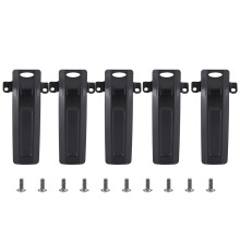 Walkie Talkie Back Clip High Quality Durable Design For Baofeng Radio Accessories Compatibility With Uv Series Two Way Radio Free Your Hands