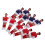 20Pcs Red Resin Table Soccer Players Mini Foosball Replacement Kit 3