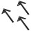 3Pièces Outil Centreur Bois Noir Simple Usage 7