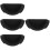 4Pcs Practical Black Silicone Coffee Portafilter Storage Wall Rack 8