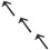 3Pièces Outil Centreur Bois Noir Simple Usage 10