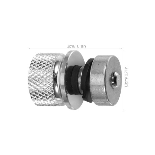 1Ensemble Écrous Et Vis Siège Alu Argenté Cnc Installation Rapide 1