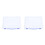 2Pcs Clear Document Storage Holder Box with Buckled Lid for Office Use 4