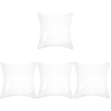 4Pcs Lightweight Transparent Inflatable Pillow PVC Camping Cushion Set