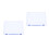 2Pcs Clear Document Storage Holder Box with Buckled Lid for Office Use 9