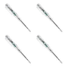 4Pcs Light Circuit Tester Electric Tester Pen with Pen Clip Design