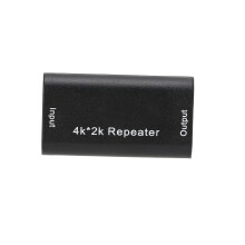 Ultra HD Resolution HDMI Repeater With Plug And Play Functionality And Lossless Transmission For Home Theater And Conference Room Use
