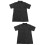 2Pièces Vêtement Toilettage Noir Polyester Pour 1