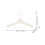 4 Pieces Miniature Apparel Hangers Creative Clothes Crafts Holder 10