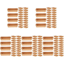 500Pièces Plateaux En Papier Jetables Pour Snacks Apéritifs Sushis