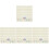 4Sets White Felt Bar Strips for Bulletin Board Pin Wall Office Home 1