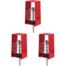 3Pcs Red Spring Vibration Isolator Hanger Galvanized Steel Machine Use