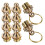 50Pcs Screw Clasps Cord Ends for Jewelry Making Projects 2