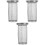 3Pcs Stainless Steel Tea Strainers Silver Tea Infuser Filters 4