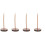 4Pcs Brown Wood Receipt Spike Multipurpose Bill Holder for Desktop 5