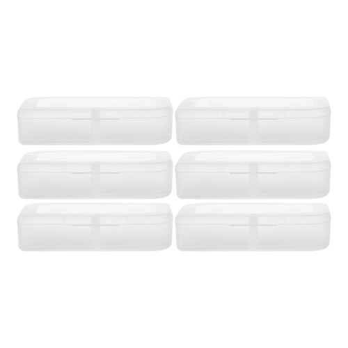 12Pcs Durable Doll Glasses Case Transparent Mini Sunglasses Holder 1